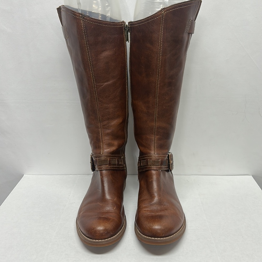 Timberland Savin Hill EUC Brown leather riding boots size 7.5 - Picture 4 of 9